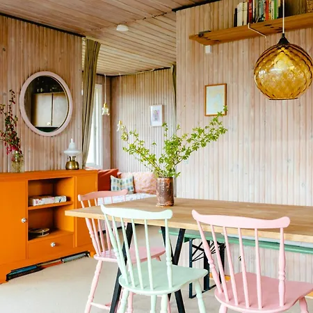 Colourful Family House With Pastels And Garden Martofte